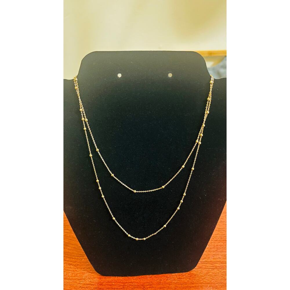 LC Lauren Conrad Gold Tone Layered Necklace Bundle Statement